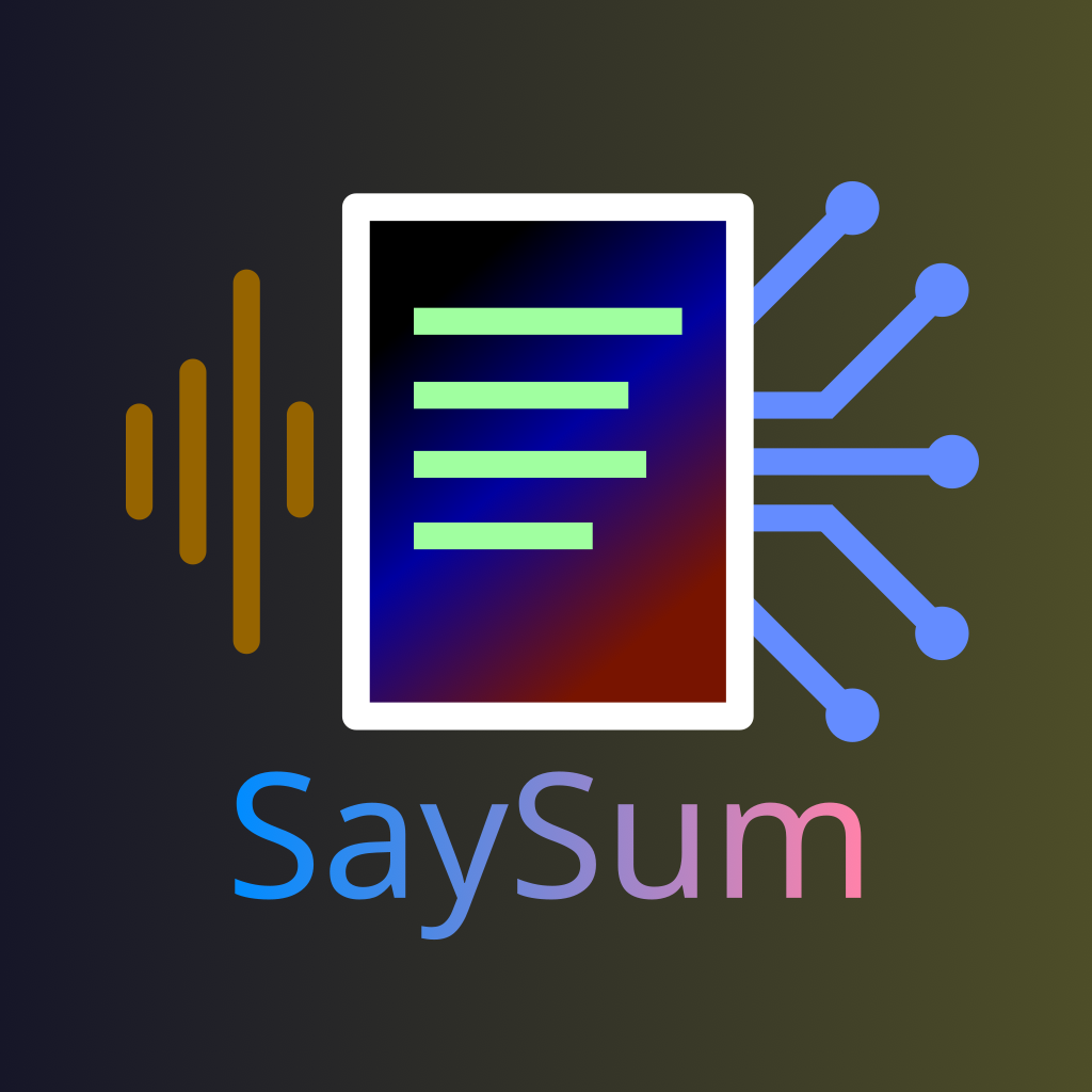 Download SaySum on the App Store